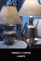 Tinned Copper Lamps